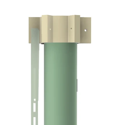CAD detail of the closed petal linkage